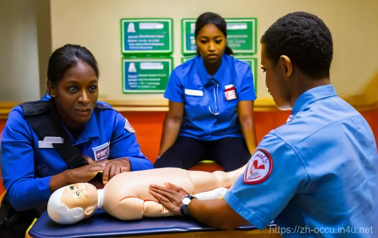 응급구조사 멘토링 프로그램 - **Prompt 2: High-Tech EMT Training with Virtual Reality and Smart Devices**
"A dynamic indoor sh... 응급구조사 멘토링 프로그램 - **Prompt 2: High-Tech EMT Training with Virtual Reality and Smart Devices**
"A dynamic indoor sh...