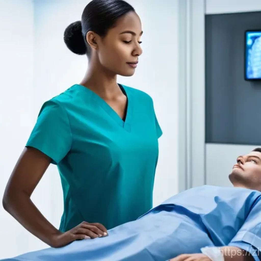 응급구조사 직무 재교육 프로그램 - **Prompt 1: AI-Powered Emergency Response**
"A modern, high-tech emergency room scene. A female ...