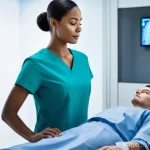 응급구조사 직무 재교육 프로그램 - **Prompt 1: AI-Powered Emergency Response**
    "A modern, high-tech emergency room scene. A female ...